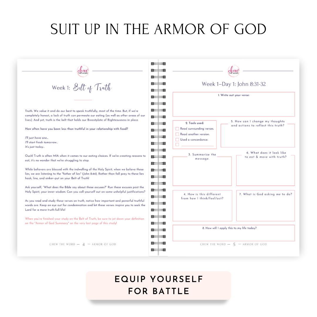 Armor [A Chew the Word Study] Spiral Bound