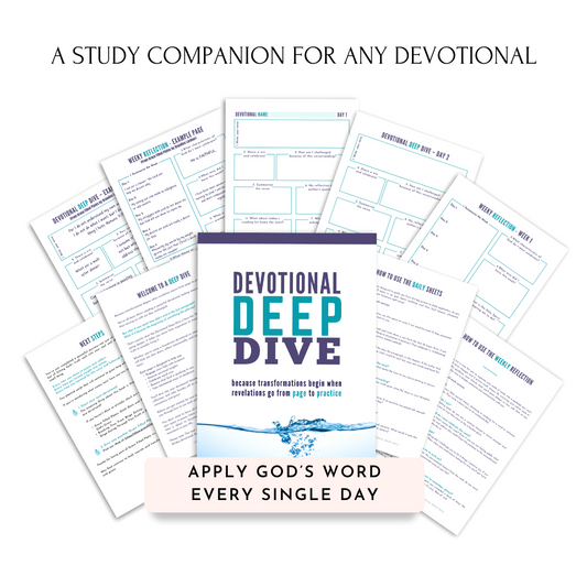 Devotional Deep Dive: A Study Companion for Any Devotional