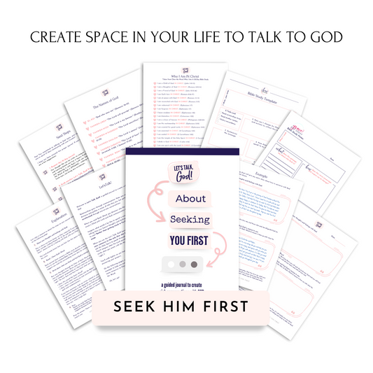 Let's Talk, God! About Seeking You First