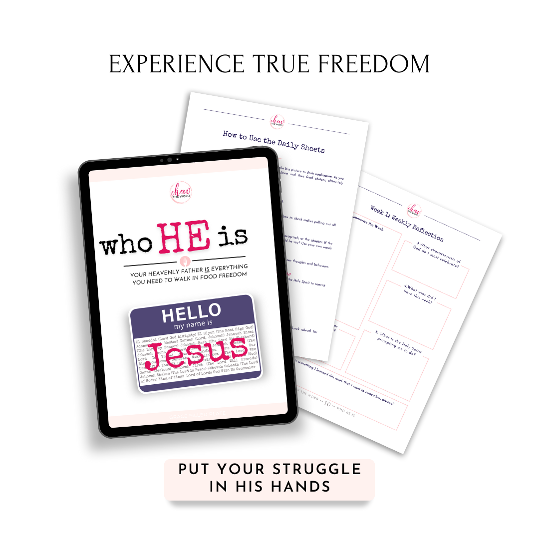 Who HE Is [A Chew the Word Study] GraceFilledPlate